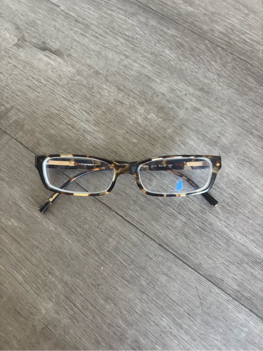 Chanel Tortoise Shell Eyeglasses with Case